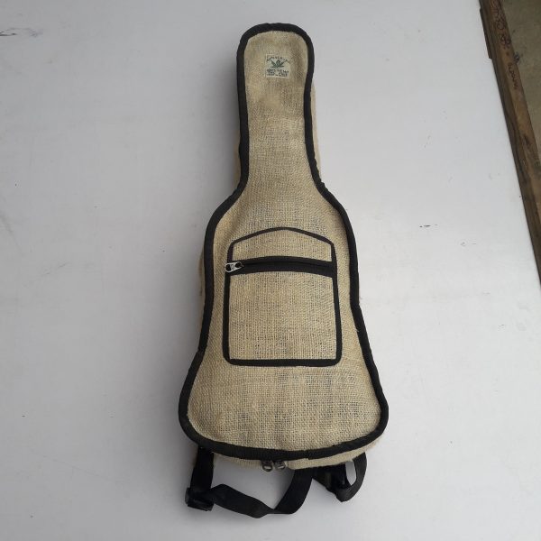 beige color guitar bag