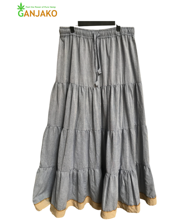 Ganjako Tiered Maxi Skirt