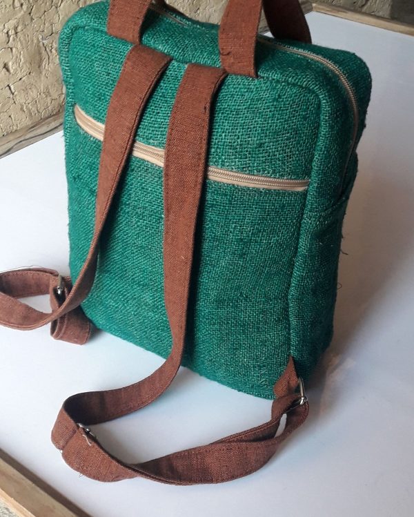 ganjako front cross zip backpack