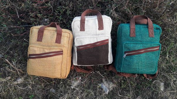 Ganjako front cross zip backpack