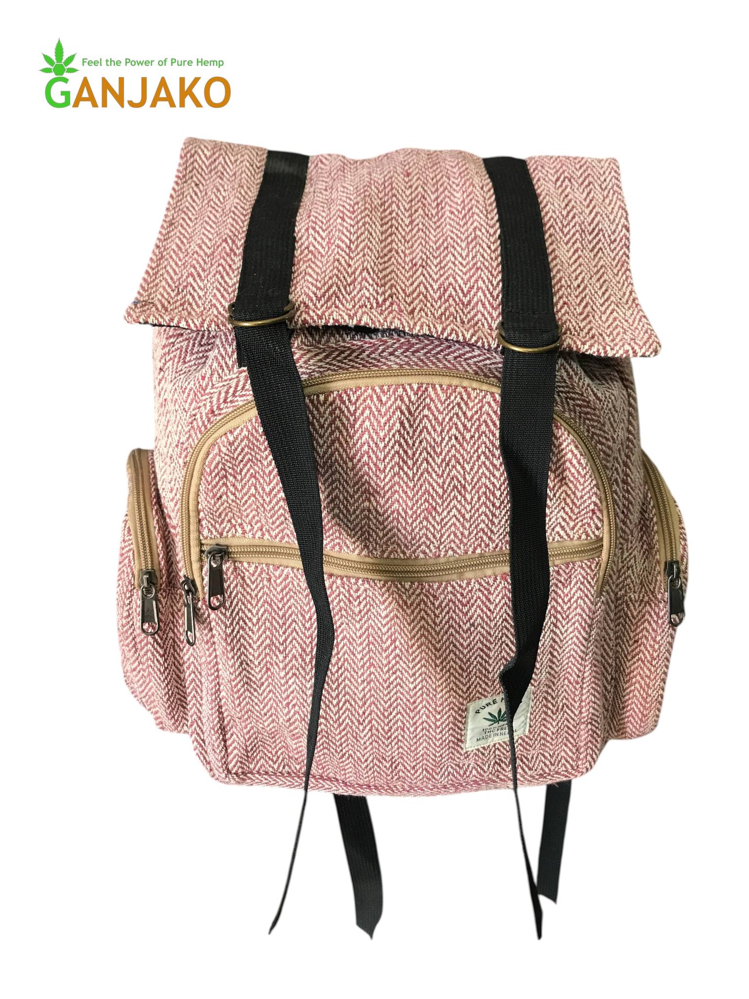 Ganjako Double Buckle Rucksack Bag